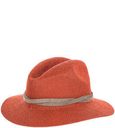 Плетеная шляпа красного цвета Goorin Bros.