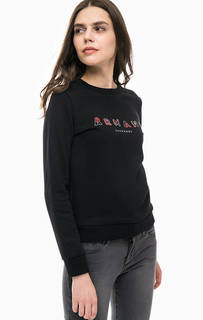 Свитшот с отделкой стразами Armani Exchange