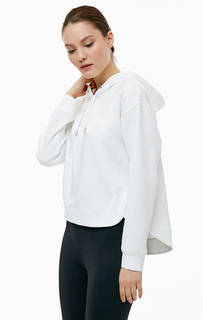 Белая толстовка с капюшоном Dkny