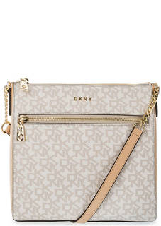 Сумка через плечо с монограммой бренда Dkny