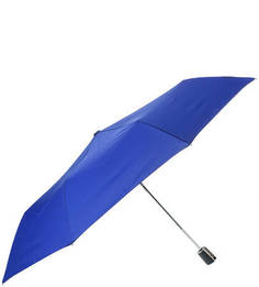 Складной зонт с куполом синего цвета Doppler