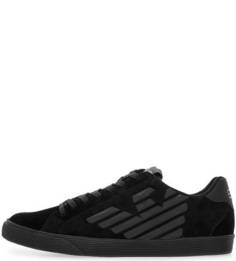 Замшевые кеды на шнуровке EA7