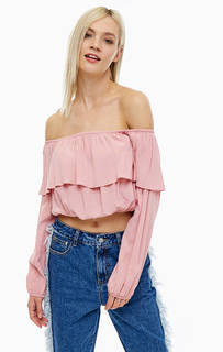 Укороченная блуза с открытыми плечами Glamorous