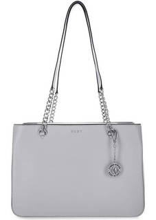 Кожаная сумка с длинными ручками Dkny