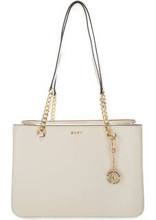 Кожаная сумка с длинными ручками Dkny