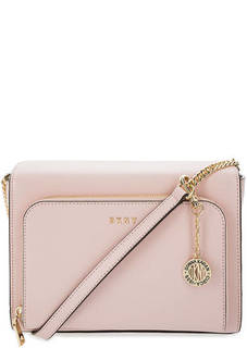 Маленькая кожаная сумка через плечо Dkny