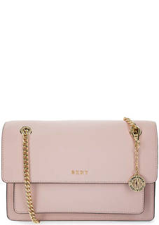 Кожаная сумка с откидным клапаном Dkny