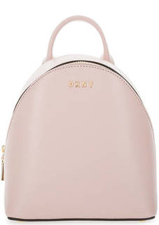 Маленький кожаный рюкзак со съемными лямками Dkny
