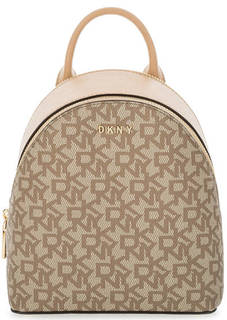 Маленький рюкзак с монограммой бренда Dkny