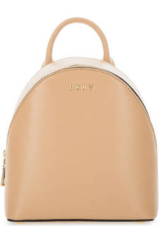 Маленький кожаный рюкзак со съемными лямками Dkny