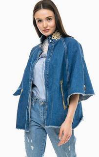 Джинсовая куртка с нашивками Silvian Heach