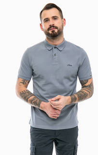 Хлопковая футболка поло с короткими рукавами S.Oliver