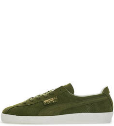 Летние кеды цвета хаки Puma