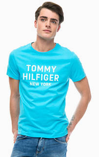 Хлопковая футболка с короткими рукавами Tommy Hilfiger