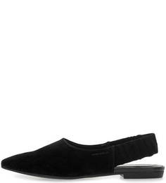 Замшевые балетки с открытой пяткой Vagabond