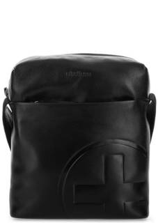 Маленькая кожаная сумка с широким плечевым ремнем Strellson