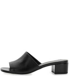 Кожаные мюли на устойчивом каблуке Vagabond