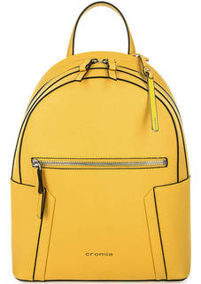 Желтый рюкзак из сафьяновой кожи Cromia