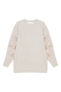 Свитшот с декоративными шнурами See By Chloé