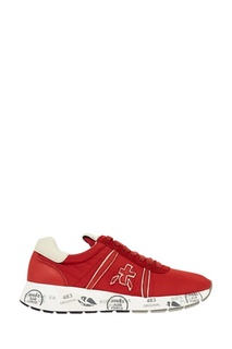 Красные кроссовки с нашивкой Premiata