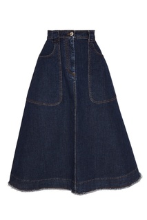 Джинсовая юбка-миди Alexa Chung