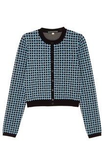 Кардиган из джерси с монограммами Alexa Chung