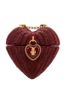 Плетеная сумка-сердце Dolce Heart Box
