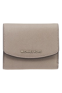 Серый складной кошелек Money Pieces Michael Kors