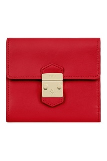 Красный кожаный кошелек Metropolis Furla