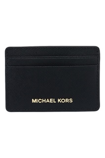 Черный футляр для карт Money Pieces Michael Kors