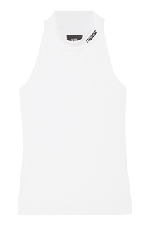 Белый хлопковый топ Neige