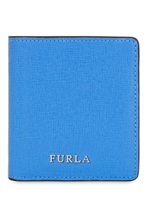 Синий кожаный кошелек Babylon Furla