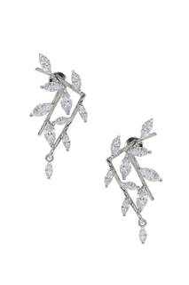 Серьги с фианитами Light Caviar Jewellery