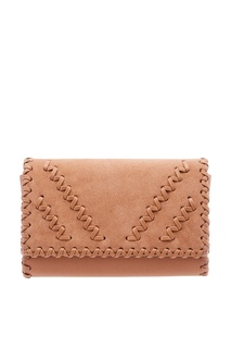 Бежевый клатч из кожи Paloma Clutch Christian Louboutin