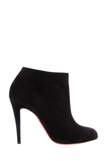 Черные замшевые ботильоны Belle 100 Christian Louboutin