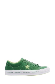 Зеленые замшевые кеды One Star Converse
