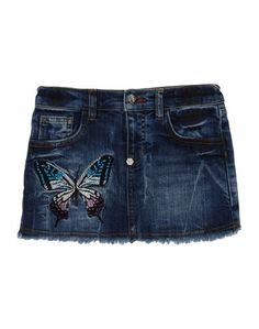 Джинсовая юбка Philipp Plein
