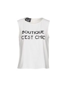 Топ без рукавов Boutique Moschino