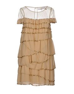 Короткое платье Elisabetta Franchi Gold