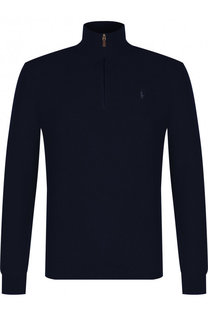 Кашемировый джемпер с воротником-стойкой на молнии Polo Ralph Lauren