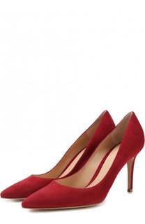 Замшевые туфли Gianvito 85 на шпильке Gianvito Rossi