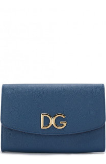 Кожаный клатч на цепочке Dolce &amp; Gabbana