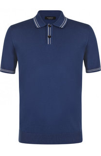 Хлопковое поло с короткими рукавами Ermenegildo Zegna
