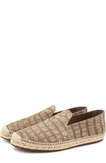 Эспадрильи Seaside Walk из кожи аллигатора Loro Piana