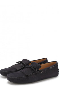 Кожаные мокасины с бахромой Tod’s Tods