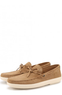 Замшевые мокасины на контрастной подошве Tod’s Tods