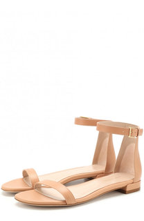 Кожаные сандалии Nudist Stuart Weitzman