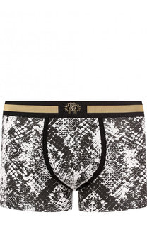 Хлопковые боксеры с широкой резинкой Roberto Cavalli