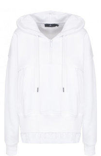 Хлопковая толстовка с капюшоном и карманами Adidas by Stella McCartney