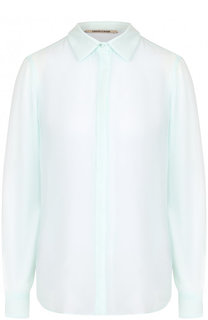 Полупрозрачная шелковая блуза Roberto Cavalli